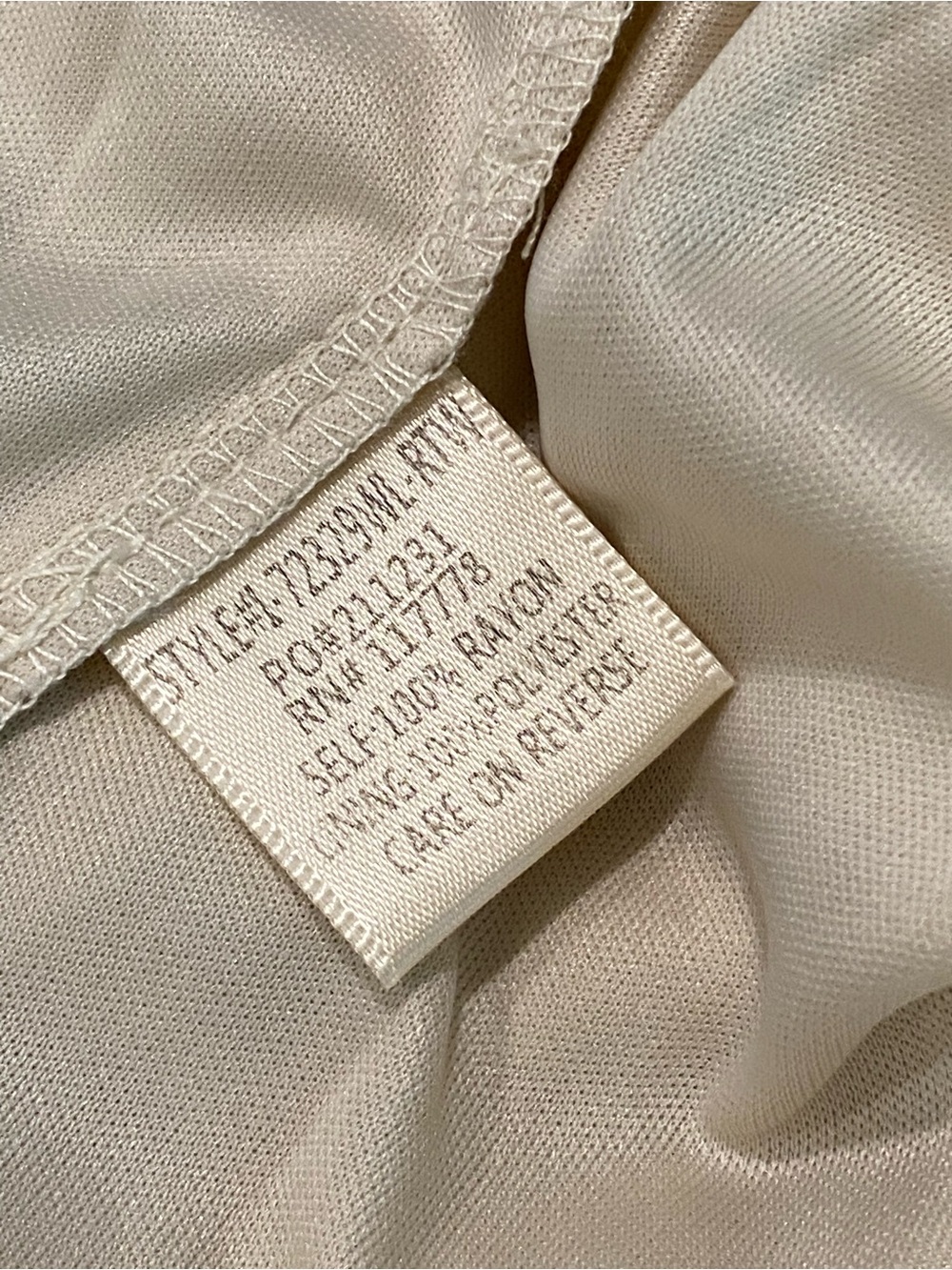 LoveStitch Ivory Beige Floral Jacquard Tie-Back Smocked Maxi Dress M - Picture 11 of 16